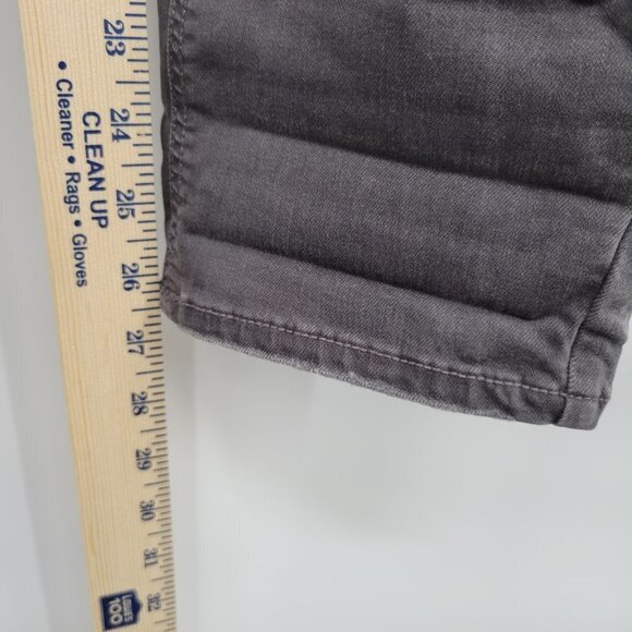 American Eagle Women Gray Mid Rise Tomgirl Distressed Regular Jeans Size 2 - Picture 9 of 12